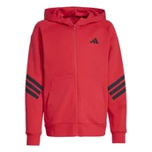 Bluzy dla dziewczynek - Bluza dziecięca ADIDAS J FI 3S FZ HD 164 - miniaturka - grafika 1