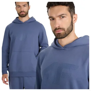 Bluza dresowa z kapturem męska 4F 4FWMM00TSWSM1766-32S Niebieski Roz. 3XL - Bluzy męskie - miniaturka - grafika 1