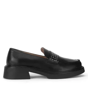 Mokasyny DeeZee HY60135-2 Czarny - Półbuty damskie - miniaturka - grafika 1