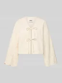 Bluzki damskie - Bluzka jeansowa o kroju regular fit z czystej bawełny model 'ELSA' - miniaturka - grafika 1