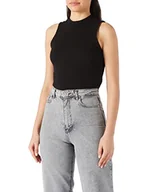 Koszulki i topy damskie - Koton Damski uchwyt na szyję tank top, czarny (999), S - miniaturka - grafika 1