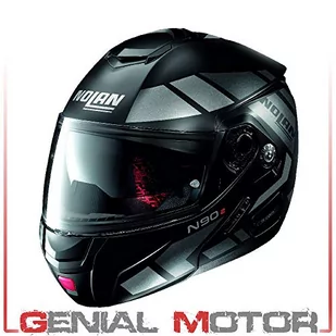 Nolan N90-2 EUCLID N-COM FLAT BLACK S - Kaski motocyklowe - miniaturka - grafika 1