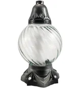 Lampiony i znicze - Szklany znicz kulka z wkładem lampion kula - miniaturka - grafika 1