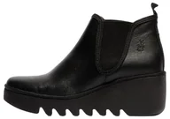 Botki damskie - Fly London Damskie botki BYNE349FLY, czarne, 37 EU, Czarny, 37 EU - miniaturka - grafika 1