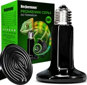 Akcesoria do terrarium - Heckermann Żarówka IR do terrarium Heckermann100W płaska - miniaturka - grafika 1