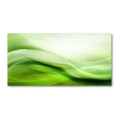 Foto gadżety - Foto obraz szklany Zielone fale tło - miniaturka - grafika 1
