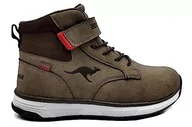 Śniegowce damskie - KangaROOS Chłopięce K-wb Couver śniegowce, Stone Brown Coffee, 30 EU - miniaturka - grafika 1