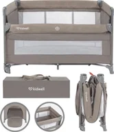 Łóżeczka i kojce - ŁÓŻeczko turystyczne kidwell dwupoziomowe blissy lift beige - miniaturka - grafika 1