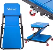 Narzędzia warsztatowe - Geko Leżanka warsztatowa - taboret 2w1 930x420x120mm 1 - miniaturka - grafika 1