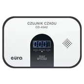 Czujniki czadu, dymu, gazu - Czujnik czadu "EURA" CD-45A2 bateryjny, wyświetlacz LCD, wolnostojący - miniaturka - grafika 1
