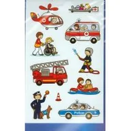 Zabawki kreatywne - Avery Dennison Zweckform Zweckform NAKLEJKI Strażak Policjant 54137) - miniaturka - grafika 1
