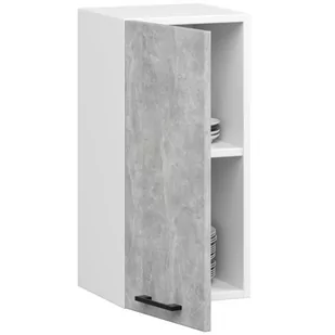 Szafka OLIWIA W30 H580 BIAŁA / BETON - Meble kuchenne - miniaturka - grafika 1