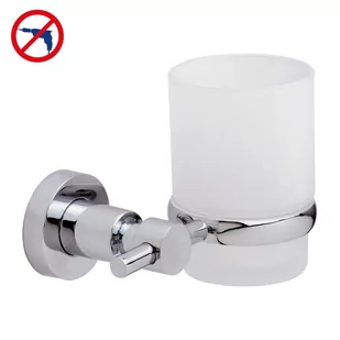 tesa TESA Loxx szczoteczki do zębów (stal nierdzewna, szkło satynowane, roztwór w zestawie chromowana, utrzymuje się do 6 kg, 95 MM X 130 MM X 100 MM) - Szczoteczki do zębów - miniaturka - grafika 1