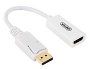 Akcesoria do tabletów i e-booków - Unitek Adapter Displayport Hdmi 4k Y-6332 BiaŁy 5831_AKUNIVD00000024 [6071125] - miniaturka - grafika 1