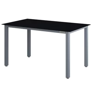 Stół Ogrodowy Aluminiowy Ogród Taras 6 Os. 150x90x75 Srebrny - Stoły ogrodowe - miniaturka - grafika 1