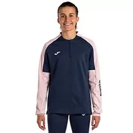 Bluzy damskie - Joma Eco Championship bluza damska, granatowy różowy, XL - miniaturka - grafika 1