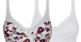 Dim Lingerie Femme Damski biustonosz Soutien-Gorge hojny, Jesień/biały nadruk, 80D - Biustonosze - miniaturka - grafika 1