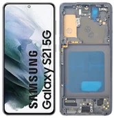 Części serwisowe do telefonów - WYŚWIETLACZ EKRAN LCD DO SAMSUNG GALAXY S21 INCELL RAMKA SM-G991B SM-G991W - miniaturka - grafika 1