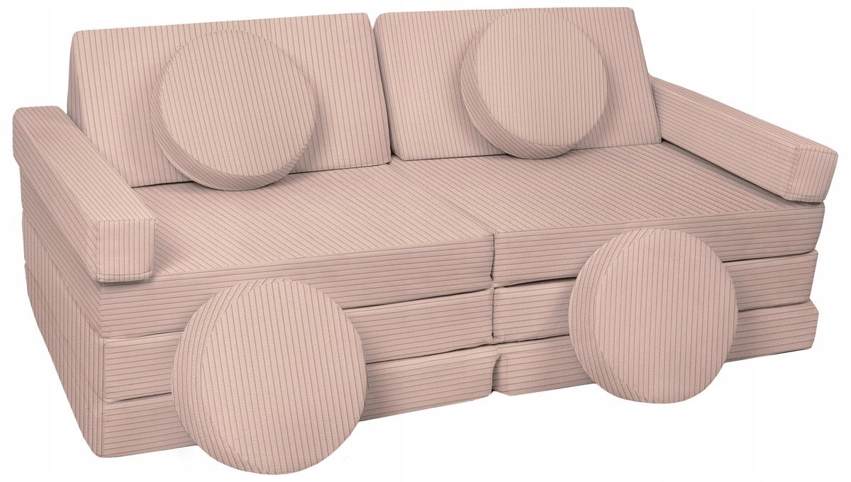 wielofunkcyjna sofa modułowa dla dziecka klocki piankowe samochód z kierown