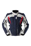 Odzież motocyklowa - Kurtka Motocyklowa Furygan Apalaches Lady EVO Damska Niebieski/CzerwonyS - miniaturka - grafika 1