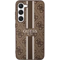 Etui i futerały do telefonów - Guess GUHCS23SP4RPSW S23 S911 brązowy/brown hardcase 4G Printed Stripe - miniaturka - grafika 1