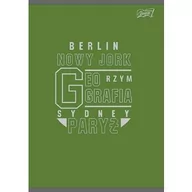 Zeszyty szkolne - Unipap zeszyt okładka laminowana A5, 60 kartek, krata, geografia ze ściągą COLLEGE - miniaturka - grafika 1