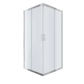 Kabiny prysznicowe - Kabina prysznicowa NAMELESS Durasan 90x90 chrom kwadratowa 1szt. - miniaturka - grafika 1