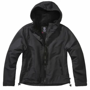Kurtka damska BRANDIT Windbreaker Frontzip Black RATY 0% | PayPo | GRATIS WYSYŁKA | ZWROT DO 100 DNI - Odzież taktyczna i umundurowanie - miniaturka - grafika 1