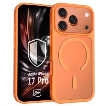 Etui z MagSafe na Apple iPhone 17 Pro 3mk Hardy Hazy MagCase Orange