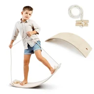 Wyposażenie pokoiku dziecięcego - Balansująca huśtawka dla dzieci 85x30x17cm - miniaturka - grafika 1