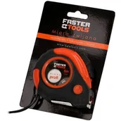 Poziomice, łaty, miary - FASTER TOOLS Miara zwijana Profi 5 m x 19 mm - miniaturka - grafika 1