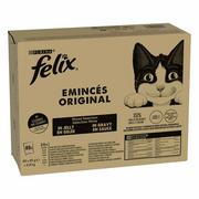 Mokra karma dla kotów - Megapakiet Felix Classic, saszetki, 80 x 85 g - Mięsno-rybny mix (4 smaki) - miniaturka - grafika 1