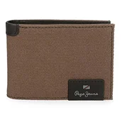 Koszulki męskie - Pepe Jeans Hilltop, Akcesoria Podróżne Portfel Mężczyzna, Brązowy, Pojedynczy - miniaturka - grafika 1