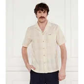 Koszule męskie - Guess Underwear  Koszula BOWLING VINTAGE | Regular Fit | z dodatkiem lnu - miniaturka - grafika 1