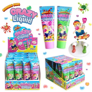 BUBBLE GUM GUMA W TUBCE 20SZT (22G) - Gumy do żucia, lizaki, dropsy - miniaturka - grafika 1