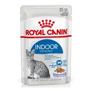 Royal Canin Indoor Sterilised w Galarecie saszetka 85g mokra karma dla dorosłych kotów sterylizowanych wszystkich ras 85g - Mokra karma dla kotów - miniaturka - grafika 3
