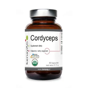 Kenayag KENAY CORDYCEPS 60 KAPS. KA247 - Suplementy naturalne - miniaturka - grafika 1