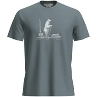 Koszulki sportowe męskie - Koszulka męska Icebreaker M Mer 150 Tech Lite SS T Pol Paddle Rozmiar: XL / Kolor: niebieski - miniaturka - grafika 1