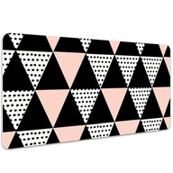 Podkładki na biurko - Podkładka ochronna Geometryczne trójkąty 100x50 cm, Dywanomat - miniaturka - grafika 1