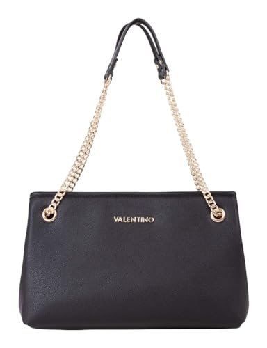 VALENTINO Unisex Rhea RE Handbag, Nero, czarny