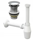 Korki do umywalek - Korek Klik Klak + Syfon Do Umywalki Bez Przelewu - miniaturka - grafika 1