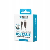 Kable USB - Kabel USB Micro USB długa końcówka - złącze 6 mm FOREVER - miniaturka - grafika 1