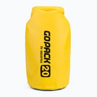 Pływanie - Worek wodoodporny Aquarius GoPack 20l żółty WOR000099 - miniaturka - grafika 1