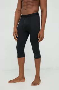 Spodnie sportowe męskie - Burton legginsy funkcyjne kolor czarny - grafika 1