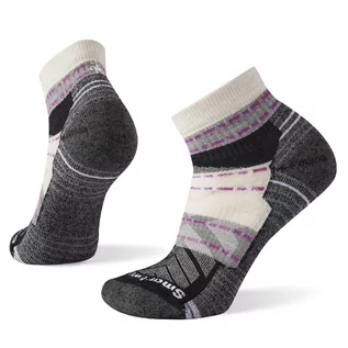 Skarpetki damskie - Damskie skarpety trekkingowe Smartwool Hike Light Cushion Margarita Ankle Socks moonbeam - 34-37 - grafika 1