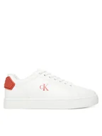 Sneakersy męskie - Calvin Klein Jeans Sneakersy Classic Cupsole Ru Patch Lth YM0YM01297 Biały - miniaturka - grafika 1