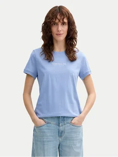 Tom Tailor T-Shirt 1045543 Niebieski Regular Fit - Koszulki i topy damskie - miniaturka - grafika 1