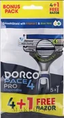 Maszynki do golenia i wkłady - Dorco Men, Pace4 Pro, Maszynka Do Golenia, 4+1 Szt. - miniaturka - grafika 1