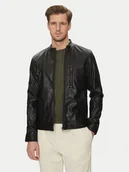 Kurtki męskie - Blend Kurtka z imitacji skóry 20717907 Czarny Regular Fit - miniaturka - grafika 1