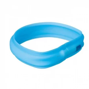 VidaXL TRIXIE Świecąca obroża dla psa USB M-L 50 cm, niebieska, 12671 - Szelki dla psów - miniaturka - grafika 1